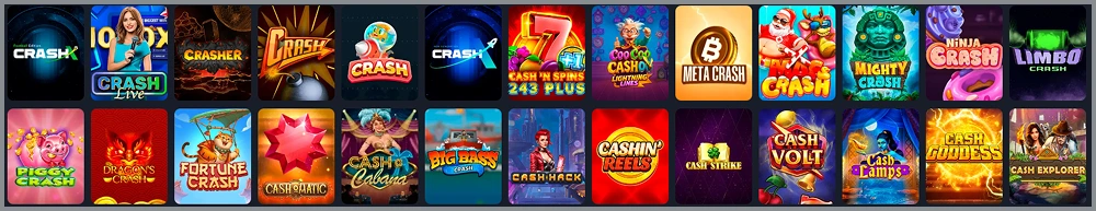 Crash-Spiele im Beef Casino mit verschiedenen Echtzeit-Crash-Games
