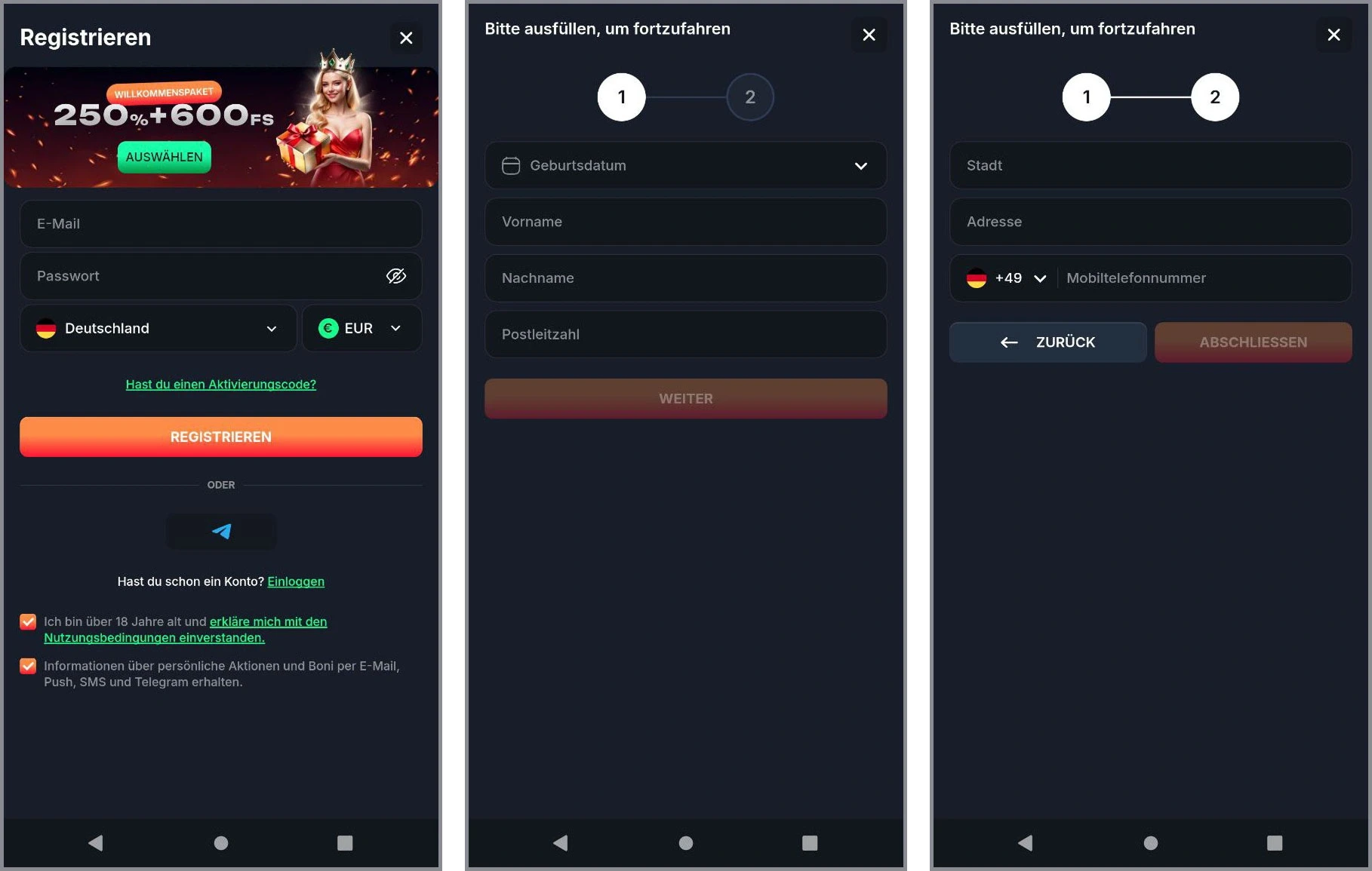 Beef Casino Funktionen und Registrierung für Spieler aus Deutschland
